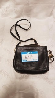 Fossil Ladies Small Blk - Crossbody Handbag - Zipper Handle Missing