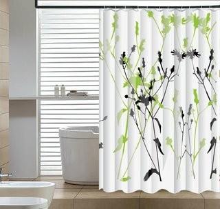 East Urban Home Eleglantly Floral Abstract Shower Curtain (URBR6091) - 72" x 72"
