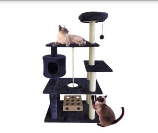 Archie & Oscar 55 Brayden Deluxe Cat Tree (AOSC1195_30979742) - Blue