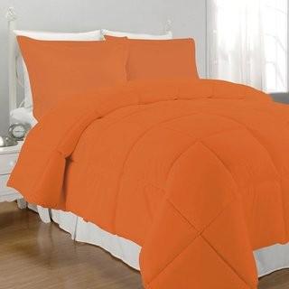 Zipcode Design Carley Reversible Comforter Set (ZIPC8632_21189656_21189672) - Orange - Queen