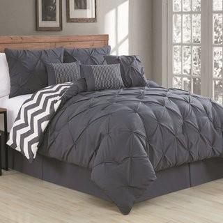 House of Hampton Germain Reversible Comforter Set (HOHN4390_16397673_18000854) - Grey - Queen