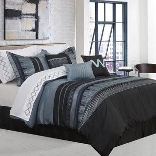 Ivy Bronx Alberts Geometric 7 Piece Comforter Set (IVYB2080_21741921) - King