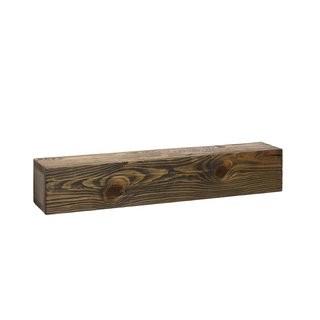 Plow & Hearth Rustic Wooden Wall Shelf (PLHE3179_24358614) - 30"