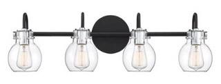 Quioizel - ANW8604EK - 4-Light Vanity Light - Black