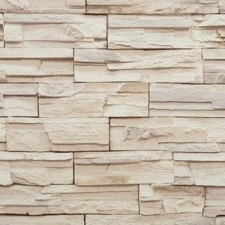 York Wallcoverings Modern Rustic Trompe L'oeil 33' x 20.8 Travertinex Wallpaper (WHW1856_10434347) - 1 Roll