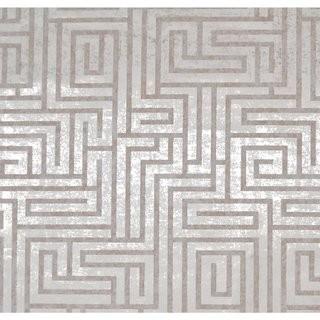 York Wallcoverings Mid Century 27' L x 27 W Maze Wallpaper Roll (WHW4094_26349727) - 2 Rolls - Brown