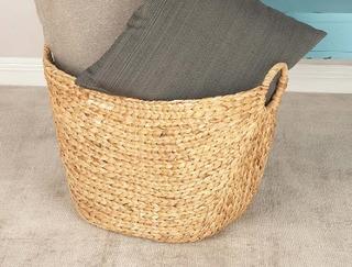 Wicker Hamper - Seagrass Basket - 21" x 17" - 48970