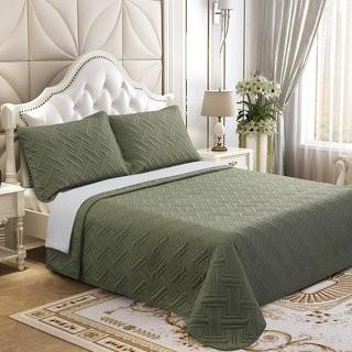 Ebern Designs Jada Quilt Set EFAC1024_32038452_32038448) - Burgundy - Queen