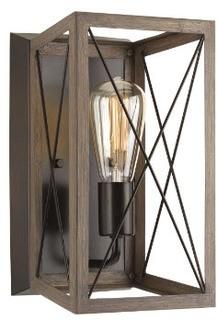 Progress Lighting - P710012 - Briarwood - One Light Wall Sconce - Graphite