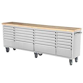 24 Drawer Cabinet Stainless Steel (96")