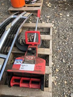 Toro Power Shovel Model 38350 2 Stroke Power 14" Swath