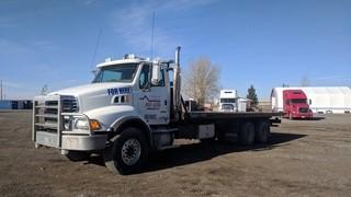 Sterling L5900 T/A  Tilt  Deck Truck c/w Cat C13, 10 Spd, A/C Ramsey PPH20000 Hyd. Winch S/N 123213, Century 30' Hyd. Tilt Deck. Showing 109569 Kms.
S/N 2FZHAZDE57AK32880