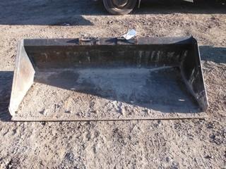Bobcat 80" Smooth Edge Bucket To Fit Skid Steer Control # 7184.