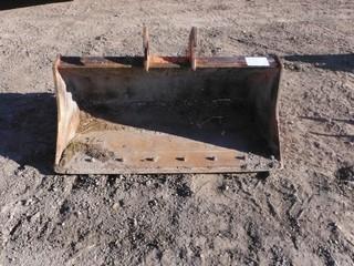Kubota 58" Clean Out Bucket to Fit Mini Excavator Control # 7187.