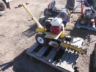 Ground Hog T-4 Walk Behind Trencher Motor Serial Number 1319954. Control # 7205.