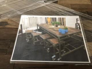 6 Piece Dining Room Set (87"x39")
