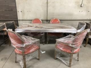 7 Piece Dining Room Set (71 1/2"x31 1/2")