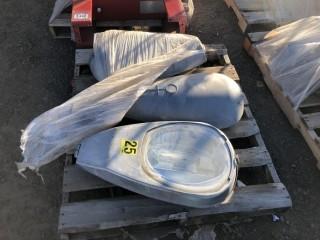 (3) Yard Lights