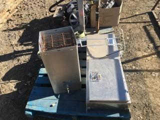Lot of Electric Smoker, Aluminum Drop Box & Chaulk Line Marker