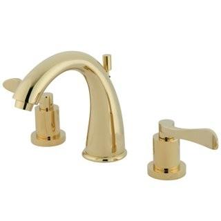 Kingston Brass Widespread Bathroom Faucet (LBNF2326_30370004) - Polished Brass