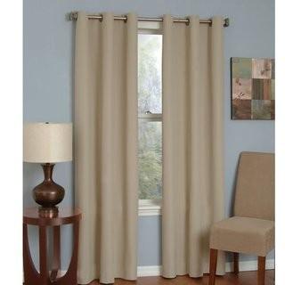 Charlton Home Bexley Solid Blackout Thermal Grommet Single Curtain Panel CHLH1686_15205015_15205017) - 40" x 84" - Moss Green - 2 Panels