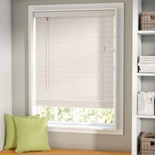 Symple Stuff Room Darkening White Venetian Blind SYPL1355_16242287) - 25.5" x 48" - White