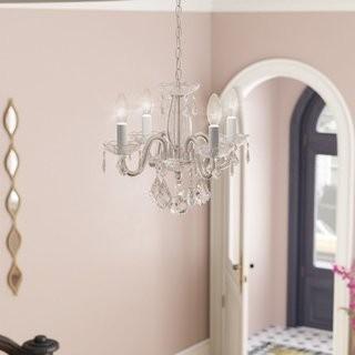 House of Hampton Lamy 4-Light Candle Style Chandelier HMPT3643_28657308) - Gold