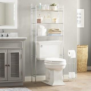 Wayfair Basics Wayfair Basics 22.83" W x 59.84" H Over-the-Toilet Storage WFBS1087)