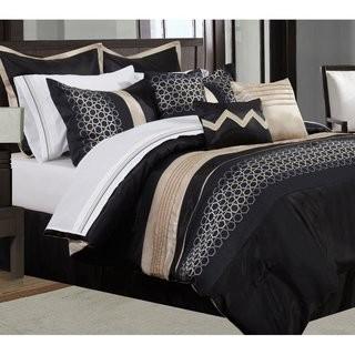 Mercer41 Dandridge 7 Piece Comforter Set MCRF3936_23147661) - King - Blk