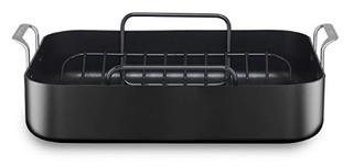 KitchenAid KC2H116RP 16" Hard Anodized Roaster with Rack - Midnight Black