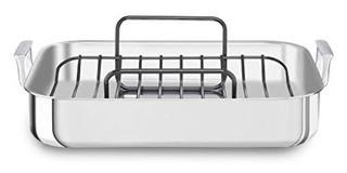 KitchenAid KP150193A 16" Hard Anodized Roaster with Rack -Stainless Steel  - Gourmet Series