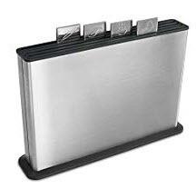 Joseph Joseph - Index 100 - Large non Slip Chopping Board Set w/Stainless Steel Case