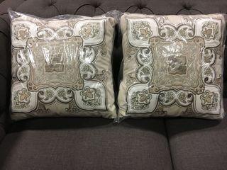 Throw Pillow - 2 Pcs - Taupe