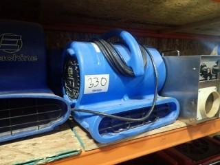 Lot of 2 B-Air VP33 Air Movers.