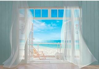 Komar 8-956 Malibu Wall Mural (12ft 1in x 8ft 4in)