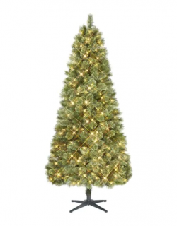Gluckstein Home - 7' - Pre-lit Grand Cashmere Pine Tree-250 Colour Changing LED Lights