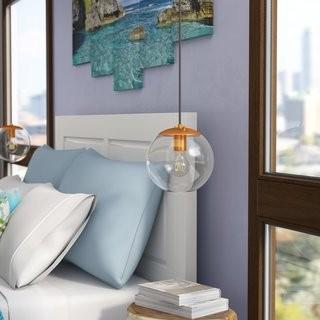 Wrought Studio Poppe 1-Light Pendant (VRKG6170_23397960) - Silver