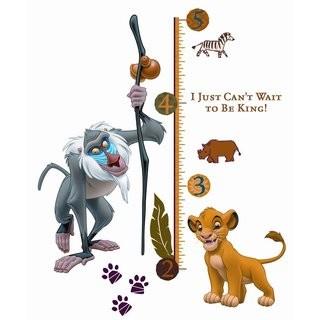 Room Mates 27 Piece Lion King Rafiki Giant Growth Chart Set (RZM2286)