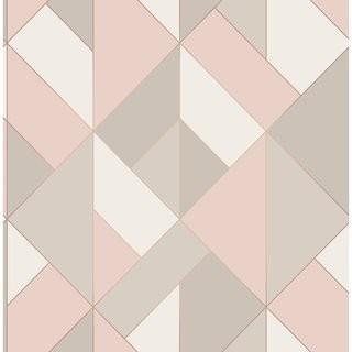 Wrought Studio Tidore Structured Geo 33' L x 20.5 W Wallpaper Roll (VARK7973_30610772)