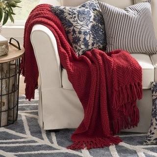 Three Posts Nader Tweed Knitted Throw Blanket (TRPT1913_23236922_31422127)