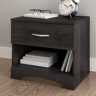 South Shore Step One 1 Drawer Nightstand (TH4956_31984401) - Blk