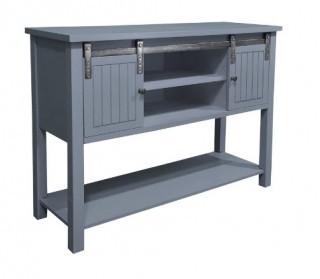 Gracie Oaks Pfeffer Console Table (GRCS1428_24690831)-Grey