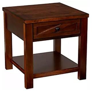 Simmons - 7571-47 - End Table-Distressed Walnut