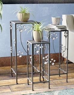 Latitude Run Chaim 3 Piece Plant Stand Set (LATT1545)