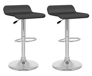 Corliving - DPV-208-B - Bar Chair - Set of 2 - Blk