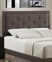 Hillsdale Furniture Becker Twin UPH Headboard - Blk / Brwn Fabric - 10079-101521