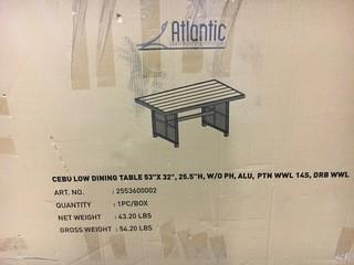 atlantic contemporary lifestyle - low dining table - 2553600002