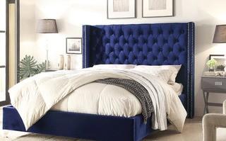 Aiden - Navy Queen - Headboard - 602 Queen