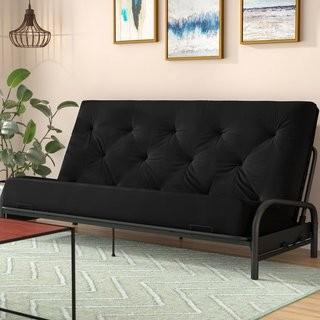 Alwyn Home 8 Cotton/Foam Futon Mattress (ANEW2994_24623244_24623246) - Blk