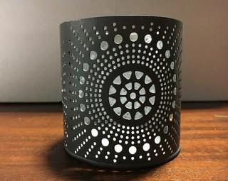 Gluckstein Home- Starry Night Candle Holder-Silver